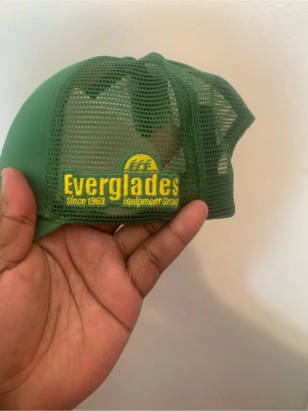 John Deere Green and Yellow Logo Mesh-Back Cap